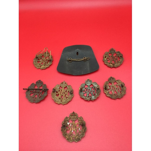 5 - 8 x RAF military cap badges