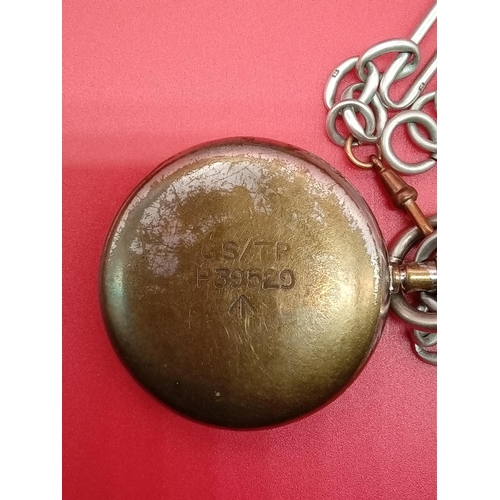 90 - Air Ministry pocket watch in holder GE/50 16361/41 (untested), GS/TP WW2 ground forces pocket watch ... 