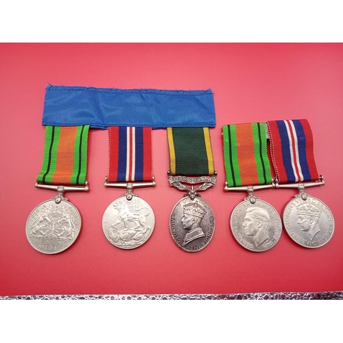 99 - WW2 Trio & Duo. Trio includes Efficient Service Medal SGT R E Steggles Royal Artillery 6015283.