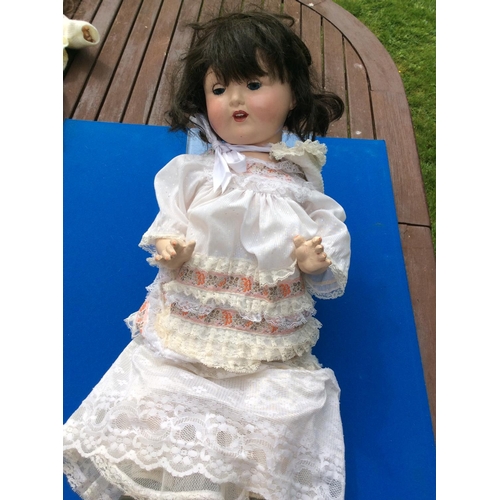 109 -  2 german composition 24 dolls est 20-40