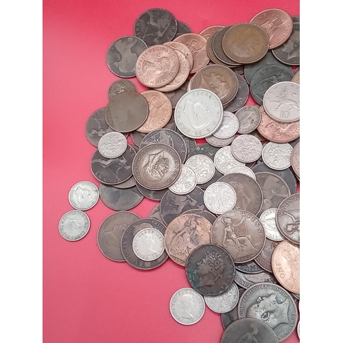 136 - Mixed collection of coins 938 grams