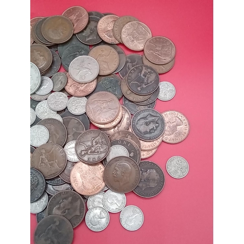 136 - Mixed collection of coins 938 grams