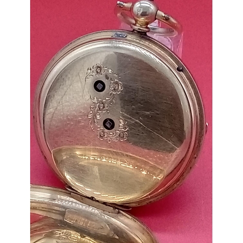 2 - 18ct gold hallmarked mens pocket watch by Greenbank & Son. Marked Sedbergh 185. 95.2 grams