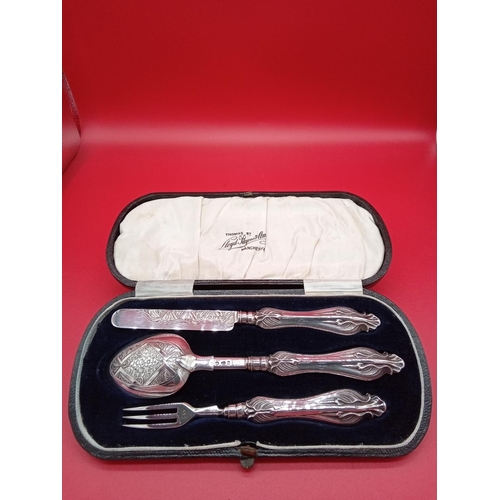 39 - Silver hallmarked cutlery set