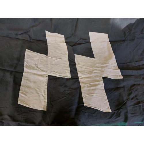 20 - 1939 5 feet long German SS panzer tank unit flag marked Berlin 1939. Buyer to decide age of item