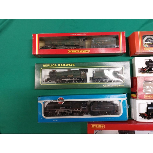 8 - 6 OO gauge engines 4 x Hornby 1 x Airfix 1 x replica railways. Mint condition