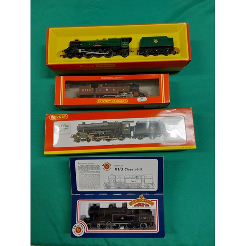 9 - Mint condition 4 OO gauge engines 3 x hornby 1 x Bachman