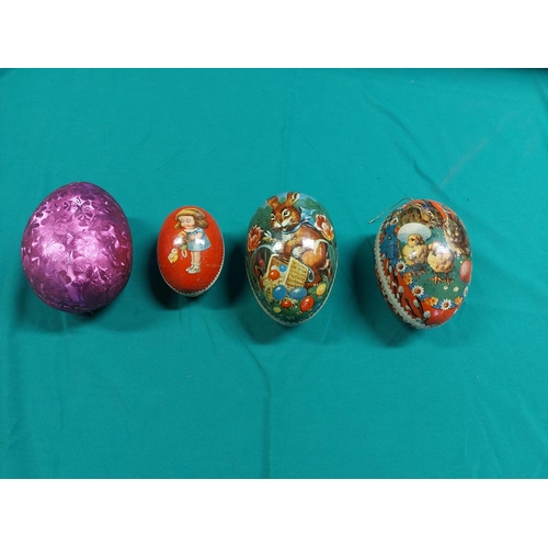 121 - 4 ornate egg boxes