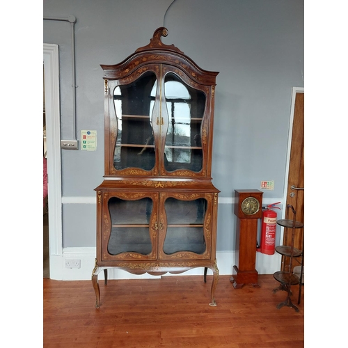 134 - Superb French style display cabinet. Early reproduction.