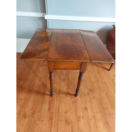 138 - Antique drop leaf table