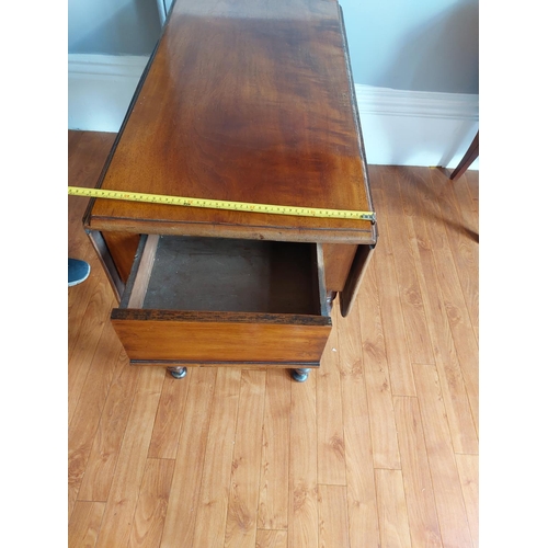 138 - Antique drop leaf table