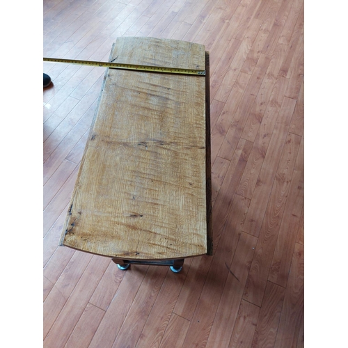 140 - Antique small drop leaf table