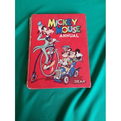 149 - 3 x vintage mickey mouse annuals