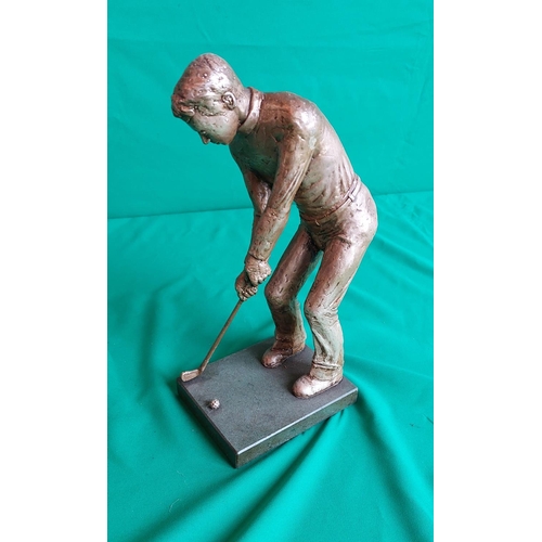 150 - Statue of a golfer