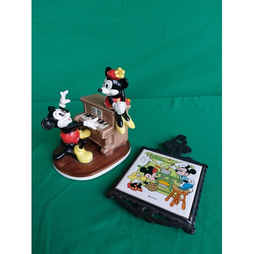 171 - 2 x Mickey Mouse items. One musical