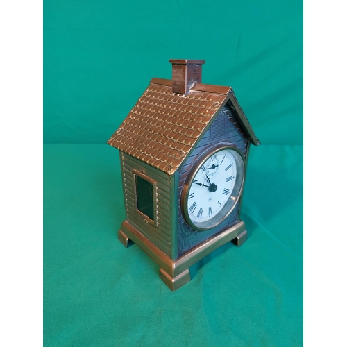 178 - Seth Thomas cabin shaped clock. Chime not working