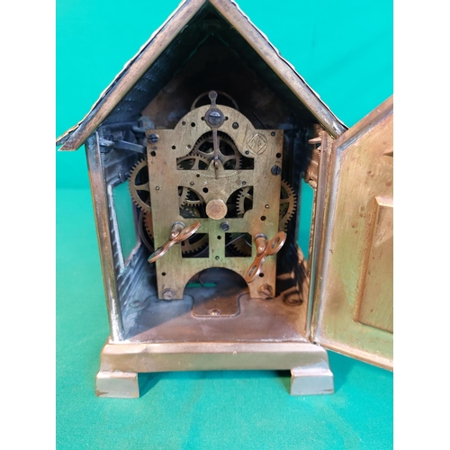 178 - Seth Thomas cabin shaped clock. Chime not working