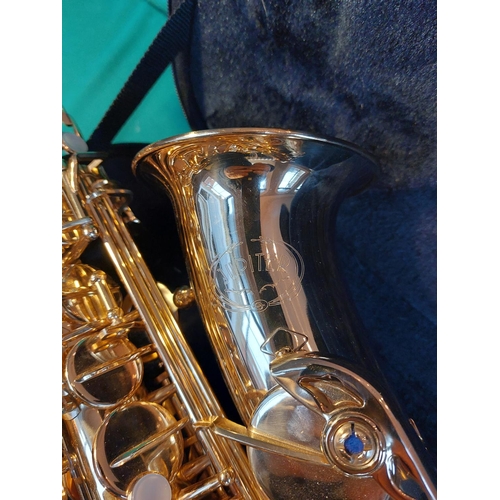 190 - Jupiter Saxophone in case in superb condition.