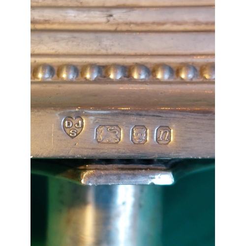 34 - Hallmarked single candle stick