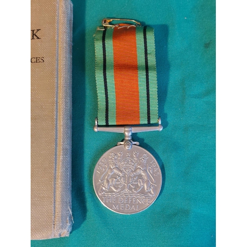 54 - WW2 defence medal and Jews in The Armed Forces Prayer Book