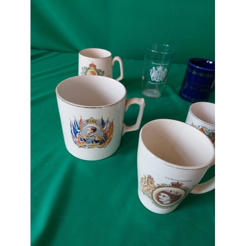 69 - Collection of Royal crested china cups