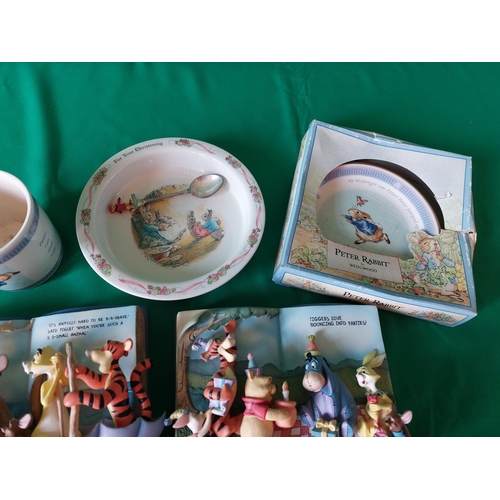 70 - Collection of children's china including Peter Rabbit and Winnie the Poo