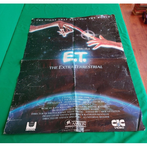 79 - Original movie poster from E.T the Extra Terrestrial