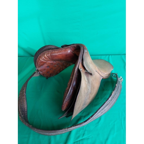87 - Leather saddle