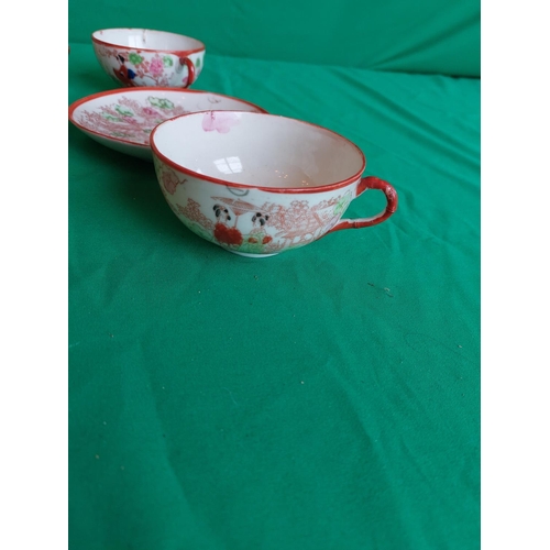 93 - Part Japanese tea set