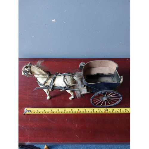 73 - Victorian scratch built horse and cart