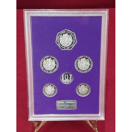 102 - 1973 Royal Wedding Princess Anne silver proof (Pobjoy) limited to 5000 sets