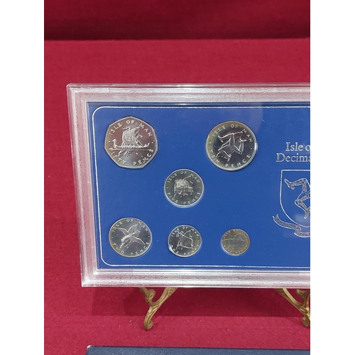 107 - 1976 Isle of Man silver BU2 proof set 20,000 issued and ordinary proof set