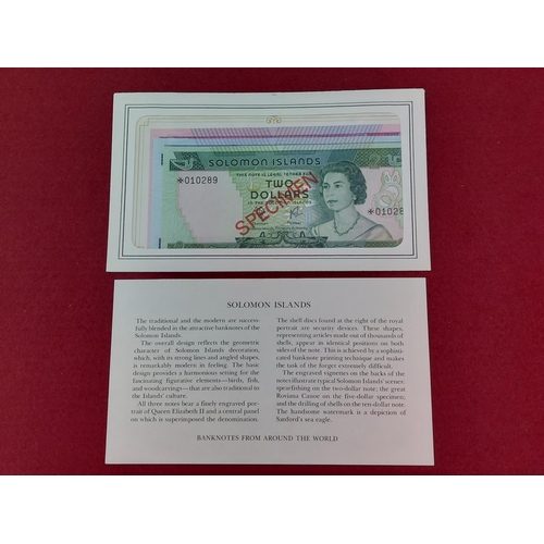 122 - 1978-79 Banknotes From Around The World Specimen Note Complete Set Choice UNC