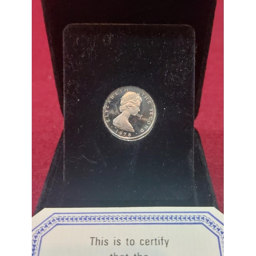 125 - 1978 Isle of Man silver proof £1 coin limited issued