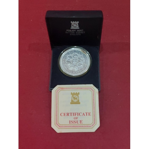 142 - Isle of Man Tercentenary of coinage crown silver proof limited issues