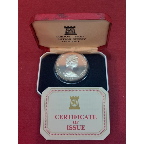 143 - Isle of Man Tercentenary of coinage crown silver proof limited issues