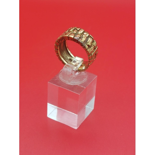 17 - 9ct gold ring size O