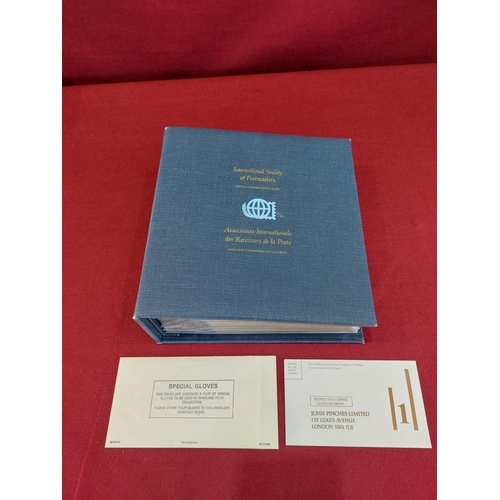 189 - 36 Silver proof medals. International Society of Postmasters Official Commemorative Issue 1975-1977.... 