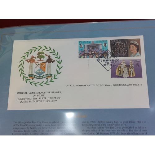 190 - 1977 Official Royal Commonwealth collection silver jubilee First Day Covers. 52 in total