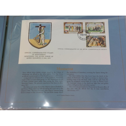 190 - 1977 Official Royal Commonwealth collection silver jubilee First Day Covers. 52 in total