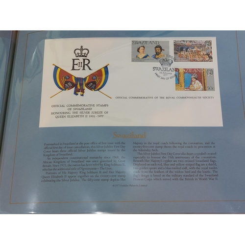 190 - 1977 Official Royal Commonwealth collection silver jubilee First Day Covers. 52 in total