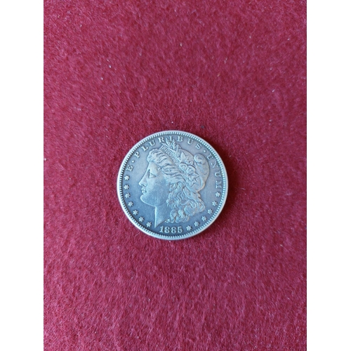 209 - 1885 silver Dollar