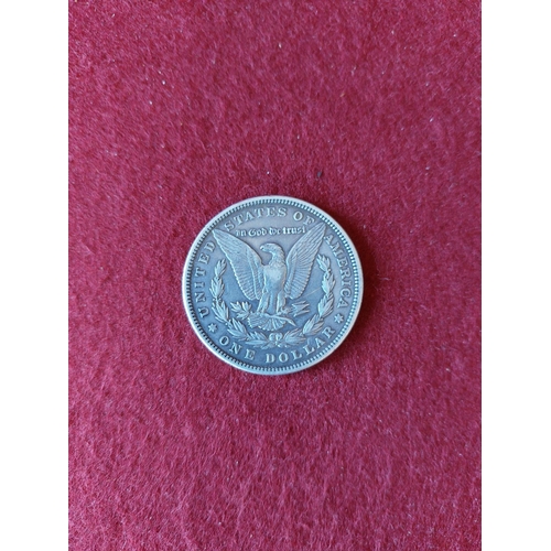 209 - 1885 silver Dollar