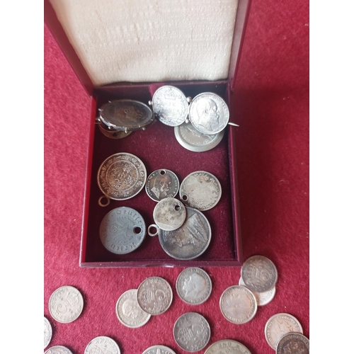 211 - Collection of silver coins.