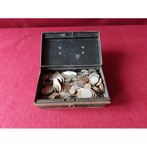 213 - Box of mixed coins.