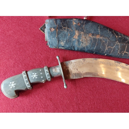 241 - Kukhri with scabbard and German dagger.