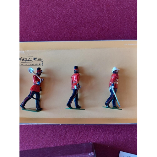 249 - Boxed Britains toy soldiers The Queens Own Madras Sappers and Miners. Excellent condition.