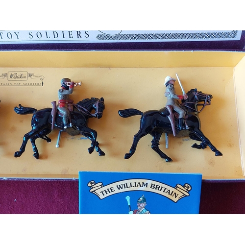 254 - Boxed Britains toy soldiers Queens Own Corps of Guides Cavalry. Excellent condition