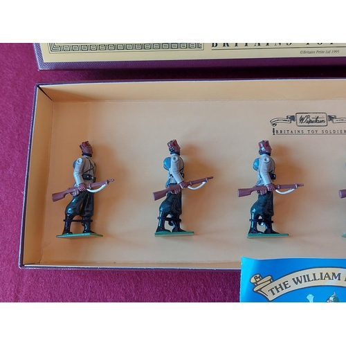 257 - Boxed Britains toy soldiers Gurkha Rifles. Excellent condition.