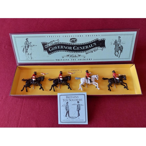 262 - Boxed Britains toy soldiers Governor General's Bodyguard. Excellent condition.